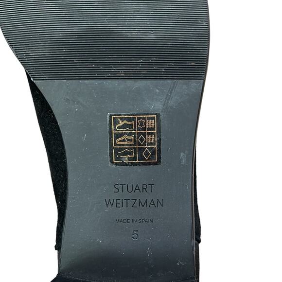 Stuart Weitzman Easyon Reserve suede and neoprene ankle boots Size 5 - Picture 11 of 11